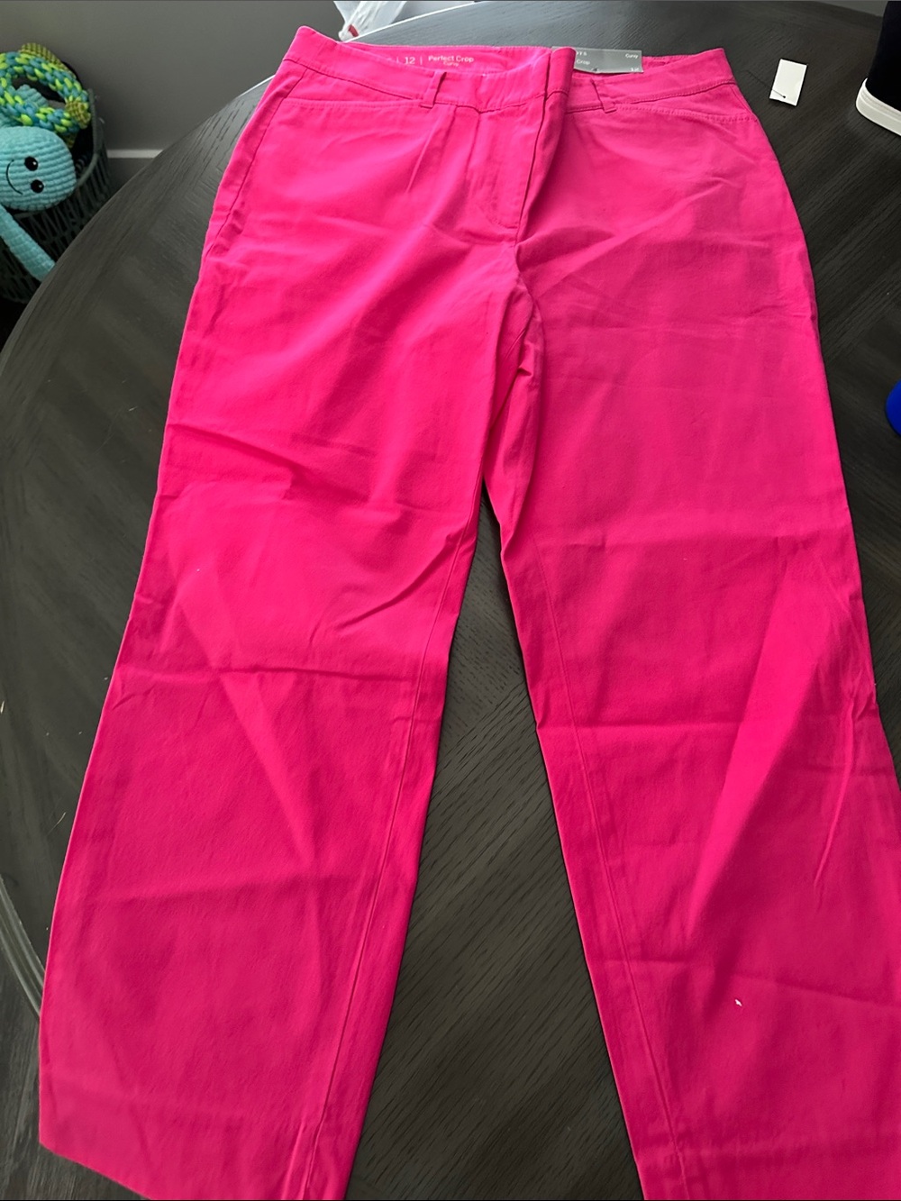Talbots Girls' Hot Pink Straight-Leg Pants